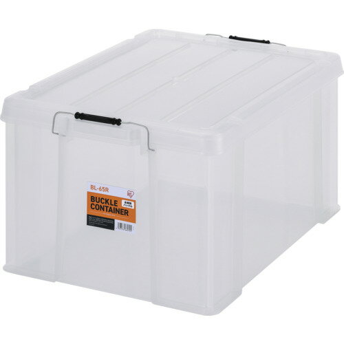 アイリスオーヤマ IRIS 299207 バックルコンテナ BL−65R クリア BL-65R-CL 【629-3753】
