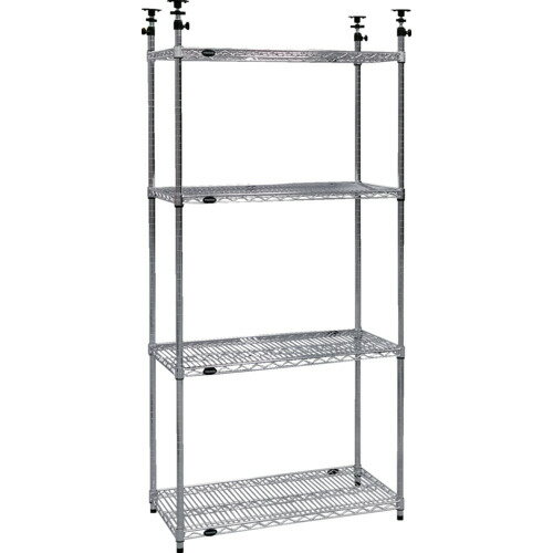 トラスコ中山 TRUSCO スチール製メッシュテンションラック W1205XD305XH1978−2478 4段 TME-T434 【650-..