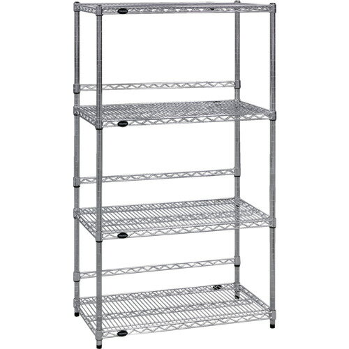 トラスコ中山 TRUSCO スチール製メッシュラック W1205XD305XH1533 4段 バックバー付 TME-BB-5434 【651..