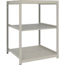 トラスコ中山 TRUSCO スチールラック 薄型ラック(耐荷重100Kg)900×875×H1200 3段単体 ネオグレー ネオグレー UL-4393 NG 【...