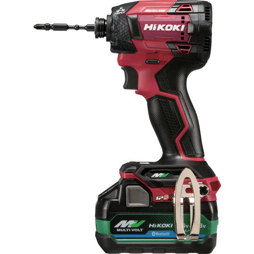 工機ホールディングス HiKOKI コードレスインパクトドライバ WH36DD 形 スコーピオンレッド WH36DD(2XHRSZ) 【663-6531】