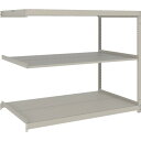 トラスコ中山 TRUSCO スチールラック 薄型ラック(耐荷重100Kg)1500×595×H1200 3段連結 ネオグレー ネオグレー UL-4563B NG...