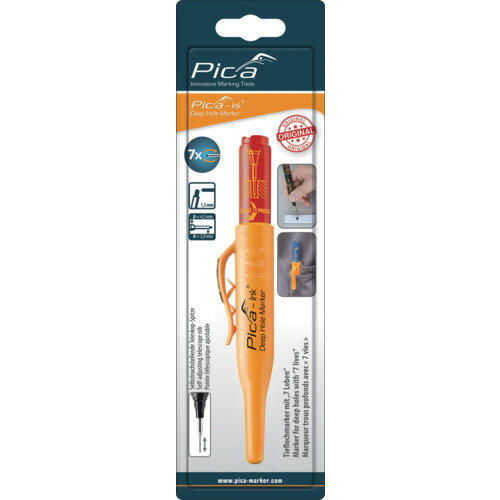 【特長】■ペン先が2.0mmと細長いので、狭く入り組んだ場所にも書き込めます。■芯の両端でマーキング可能で、反転させて長時間描き続けることができます。■芯先ホルダーは上下スライド式で芯を取り出しやすくなっております。■芯先ホルダーをインク側...