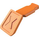 KNIPEX社 KNIPEX カラーコードクリップ オレンジ(10ピース入り) 0061-10CO 【677-8575】