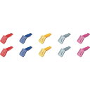 KNIPEX社 KNIPEX カラーコードクリップ カラーミックスV01(5色X各2ピース) 0061-10CV01 【677-8579】