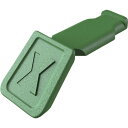 KNIPEX社 KNIPEX カラーコードクリップ グリーン(10ピース入り) 0061-10CG 【677-8602】