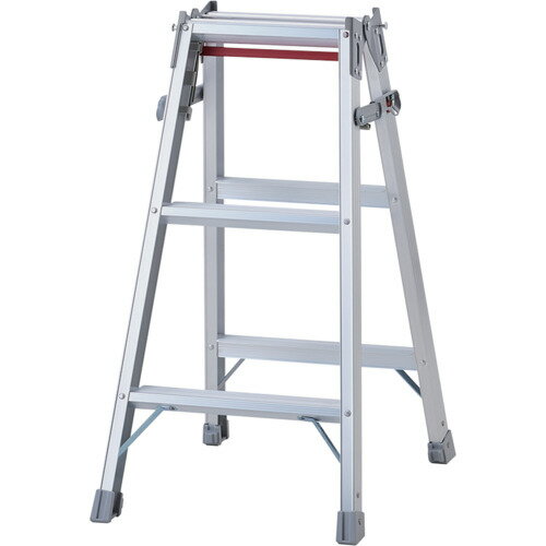 長谷川工業 ハセガワ アルミはしご兼用脚立 標準タイプ ワンタッチバー RDー09 RD-09C 【678-9613】
