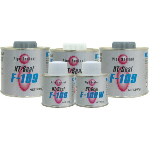 ヘルメチック 配管用シール剤 F−109（グレー） 500g F-109GY500 【683-5663】