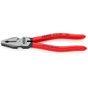 KNIPEX社 KNIPEX 【ブリスターパック仕様】強力型ペンチ プラスチックハンドル 200mm 0201-200SB 【700-2104】