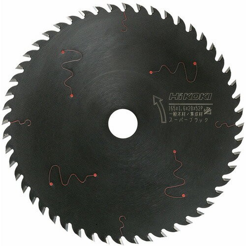 HiKOKI ブラックテフロンチップソー 322668 165MMX52P 【175-8731】