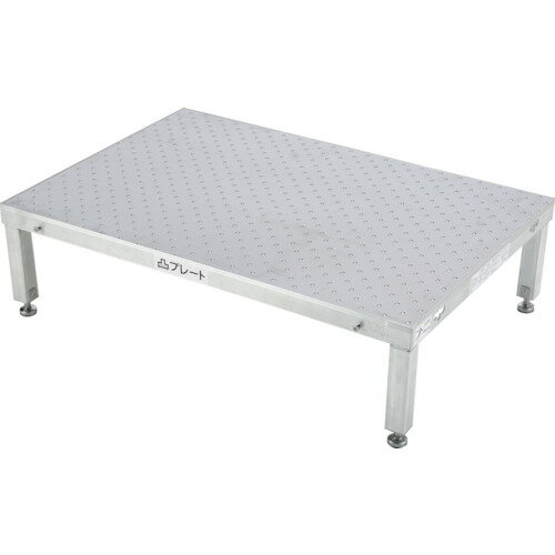 アルインコ 低床作業台（連結式・凸プレート） LFP LFP-0906T 【362-6005】