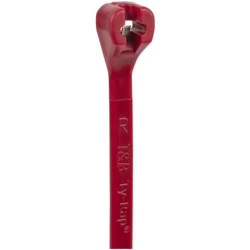 TY−Rap 結束バンド 高性能ケーブルタイ 低煙毒 えんじ色 幅4．7×長さ192mm 100本入り TYV525M 【623-9612】