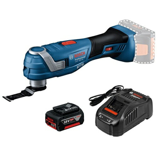 ボッシュ コードレスマルチツール 18V バッテリー充電器セット GMF18V-40H4SET 【690-9888】