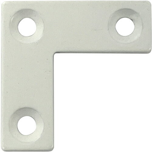 Rakuten - DAIDOHANT スリムサポート L字フラット 白（ホワイト） （a）35×（b）12×（t）2mm （1個） 00069156 【691-8392】
