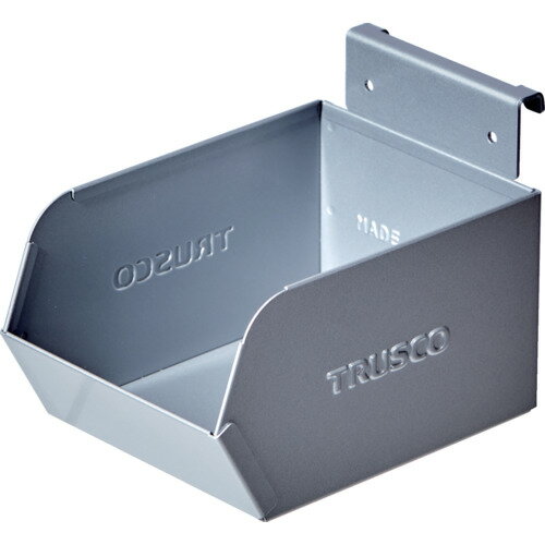 TRUSCO パンチングパネル用スチールコンテナ 小 シルバー SFBOX-1-SV 【693-1382】