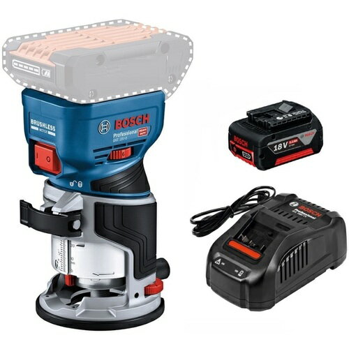 ボッシュ 18Vコードレストリマー＋バッテリー充電器セット GKF18V-8SET 【693-1393】