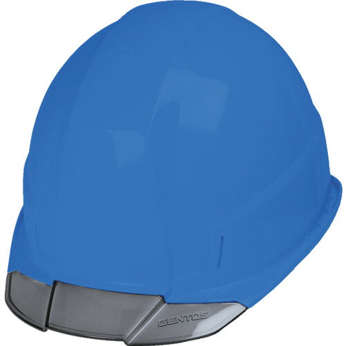 GENTOS ヘルメット GRITAIR＋ 溝有 ヘッドライト取付可能 飛来・落下物用・電気用 青 GH02A-BL 【699-6528】
