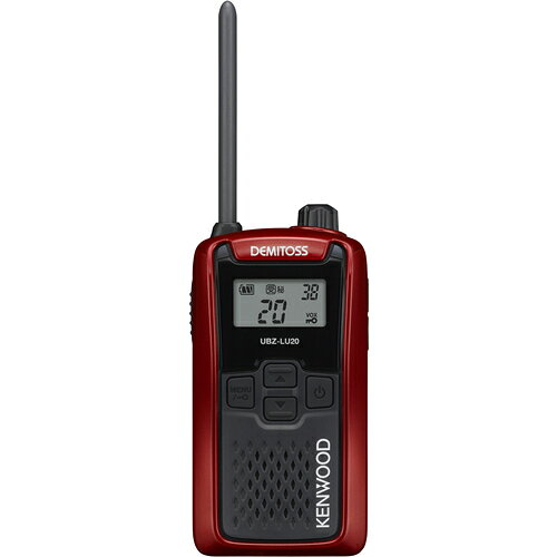 KENWOOD 特定小電力トランシーバー（交互通話） DEMITOSS レッド UBZ-LU20RD 