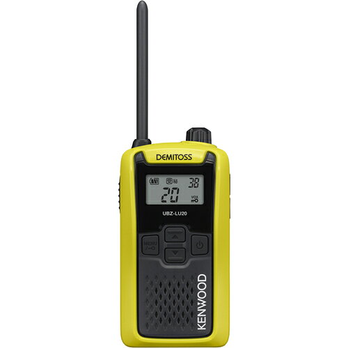 KENWOOD 特定小電力トランシーバー（交互通話） DEMITOSS イエロー UBZ-LU20Y 