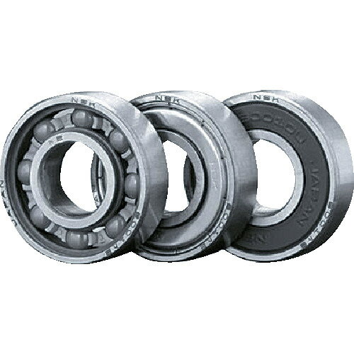 NSK ミニアチュア玉軸受 シールドタイプ 内径8mm MR128ZZ 【709-2969】