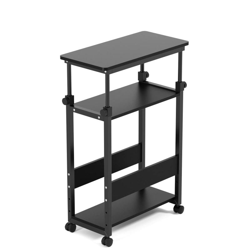 pcワゴン cpuワゴン パソコンワゴン 昇降式 キャスター付き 幅40cm 奥行き60cm 高さ74-94cm パソコンラ..