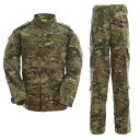 迷彩服 上下セット BDU 戦闘服 マルチカム L
