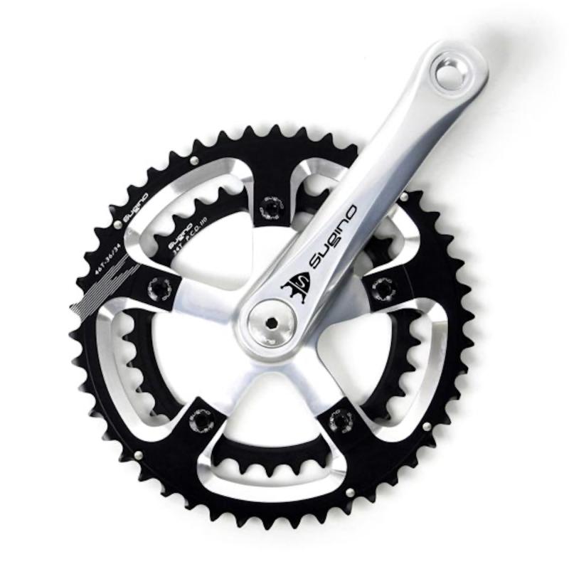 楽天オレンジアイランドスギノエンジニアリング Mighty Tour 901D 48x34 140mm シルバークランク ブラックギヤ W/CBB-AL110 クランクBBセット