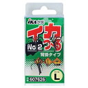 カツイチ(Katsuichi) IKAクラ IS-52 イカつ~る No.2 ブラック #SS(4)