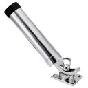 EC Outdoor ステンレス ロッドホルダー 自在式 台座付 360°回転 角度調整可能 耐久性船釣り/ボート釣り/海釣り/フィッシング 竿受け 竿立て トローリングポスト(4)