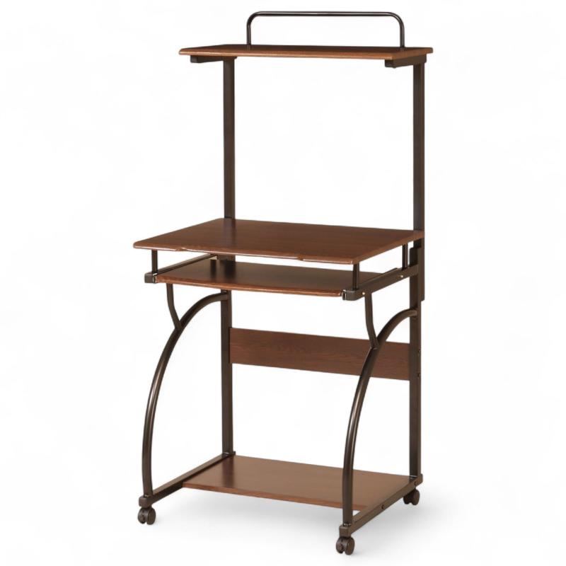 J-kitchens パソコンデスク ブラウン 机 デスク