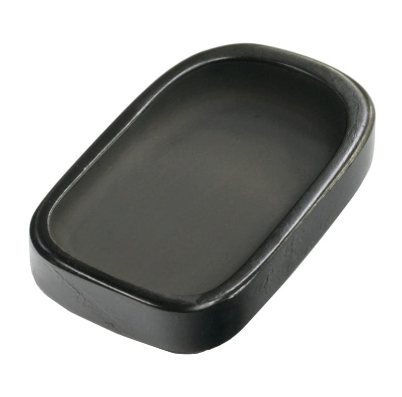 弘梅堂 書道硯 硯石 上石天然硯 二五度