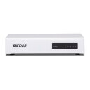 バッファロー BUFFALO 10/100Mbps対応 金属筺体 電源内蔵 5ポート ホワイト スイッチングハブ LSW4-TX-5NS/WHD(2)