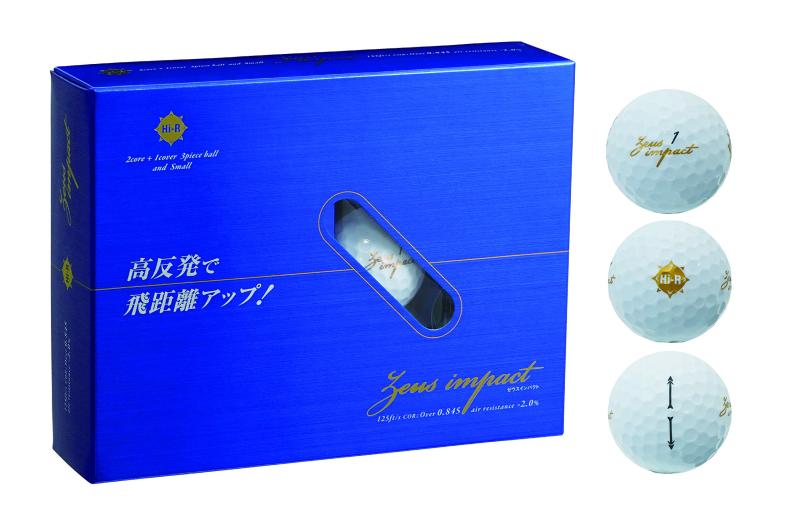 キャスコ(Kasco) ゴルフボール ZEUSIMPACT2 ゼウスインパクト 高反発