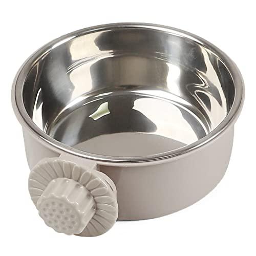 ペットボウル 固定 ペットぶら下げボウル ペット食器 ステンレス製 餌入れ 猫 犬 小動物用 食器