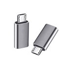 YFFSFDC マイクロUSB変換アダプター タイプC Micro USB 変換アダプタ 2個入り Type C メス to Micro USB オス 変換コネクタ 充電とデータ転送 Galaxy、Nexus、Xperia、HUAWEI等Micro US(2)