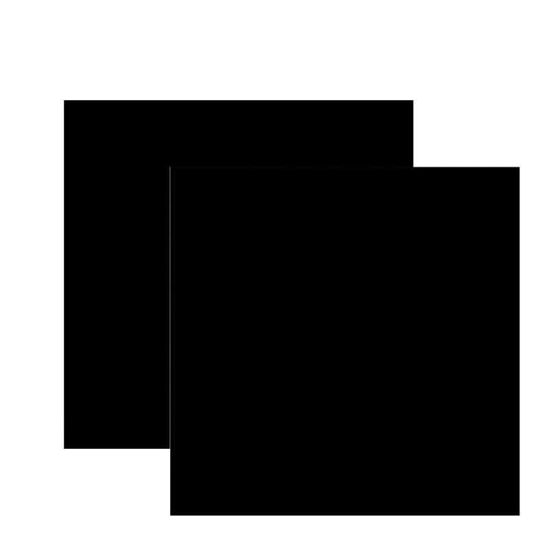 moonwood 書道下敷き 2枚セット 毛氈 黒 厚さ2mm