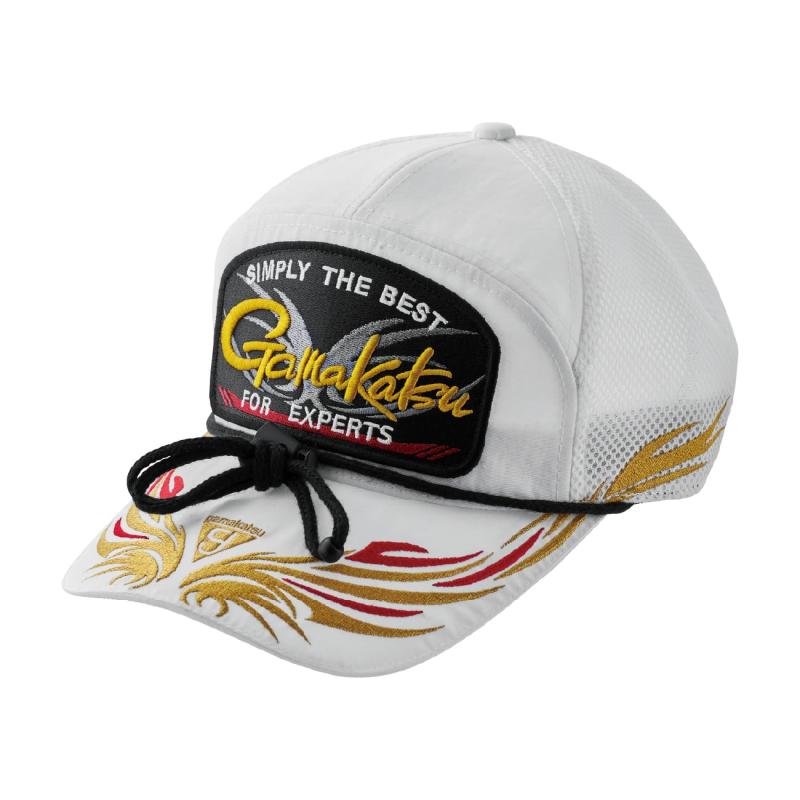 がまかつ(Gamakatsu) ハーフメッシュキャップ(ワッペン) GM9115 ホワイト M
