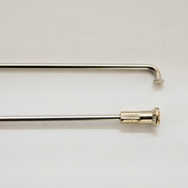 HOSHI SPOKES(ホシスポーク) #14 ステンレススポーク プレーン 286mm 18本入り 真鍮ニップル付属