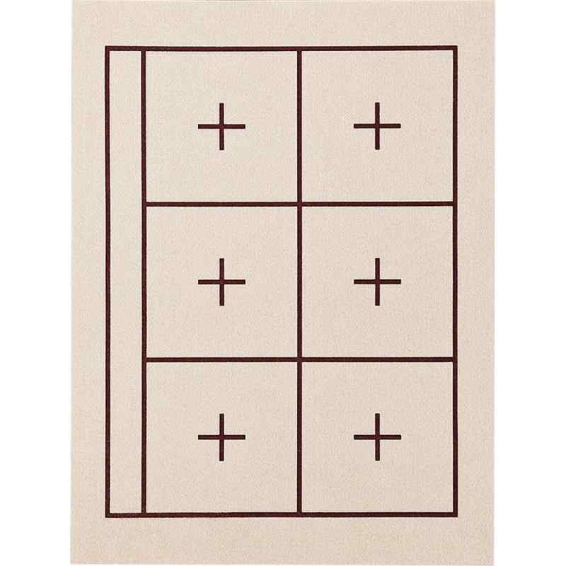 呉竹 書道 下敷き 書道用品 規格判 No12-2 マス目入り ベージュ KA28-208S