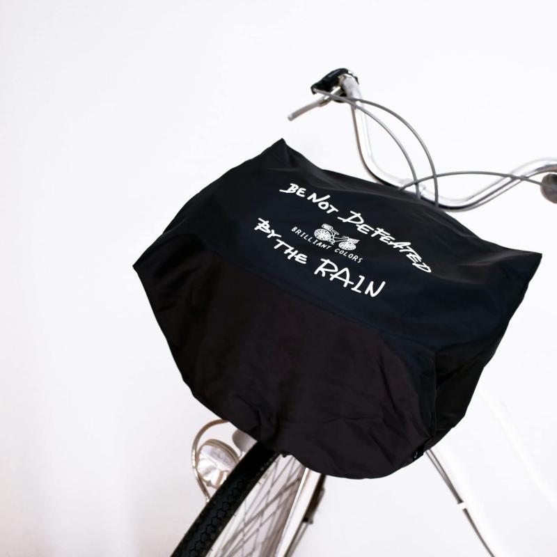 かぶせるタイプ自転車前かご カバー 雨にも負けず レギュラーサイズ