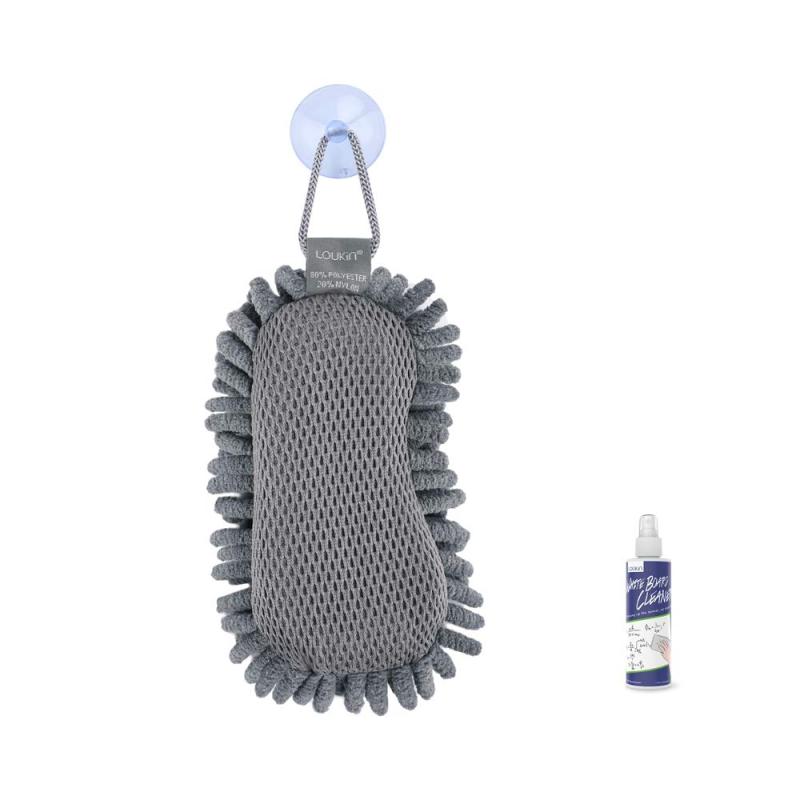 LOUKIN ホワイトボードイレーザー シェニール マイクロファイバー クリーニングふき取り ホワイトボー..