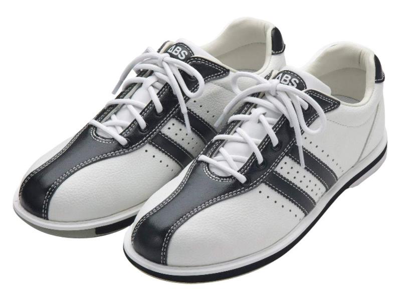 アメリカン ボウリング サービス ボウリングシューズ S-380 ホワイト/ブラック(右投げ用) 26.0cm