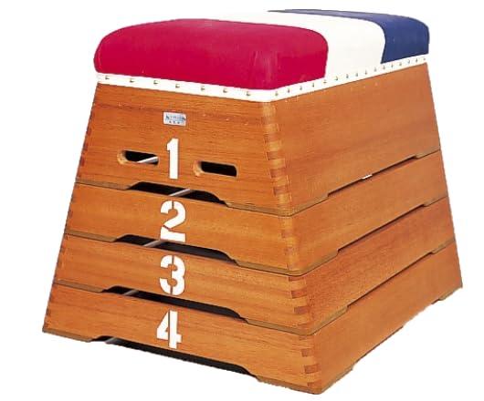 アカバネ(AKABANE)跳箱小型4段 1台 T304 日本製 跳び箱 SG規格 3色カラータイプ