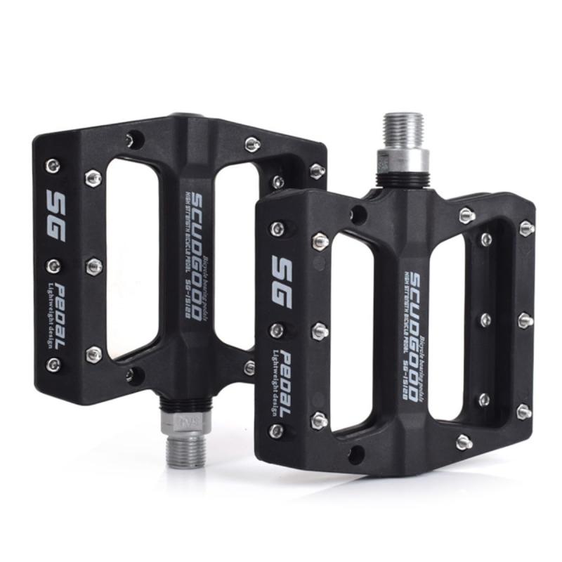 HOUSON 自転車ペダル、ナイロン製自転車プラットフォーム 9/16 インチペダル、自転車ペダル、ロードバイクペダル（電動自転車用）、マウンテンバイク、折りたたみ自転車、ロードバイクペ