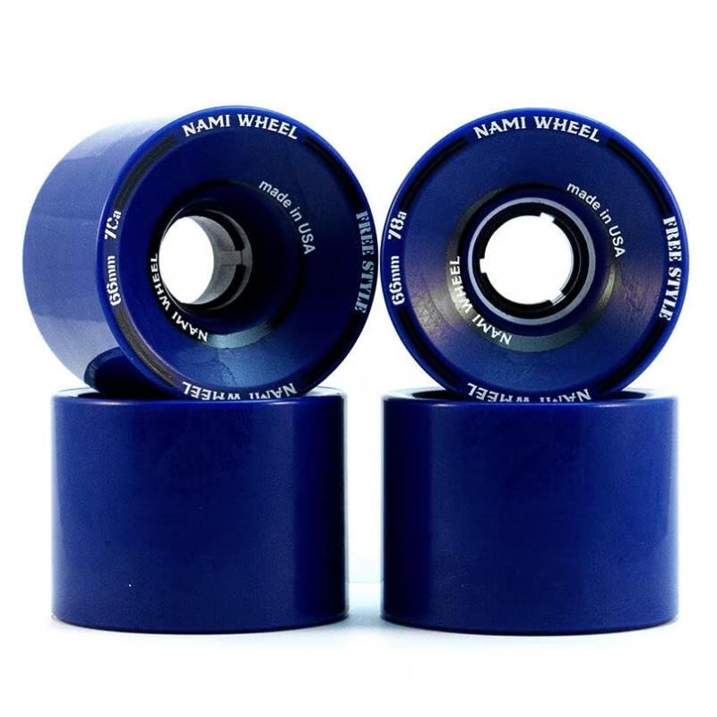 NAMI WHEEL 波 ナミ ウィール ロングスケートボード ロングスケート フリースタイル ウィール 66mm ブ..
