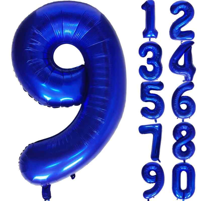 数字 バルーン 40インチ 大きい バースデーバルーン ナンバーバルーン 誕生日 風船 バースデー 飾り 0-..