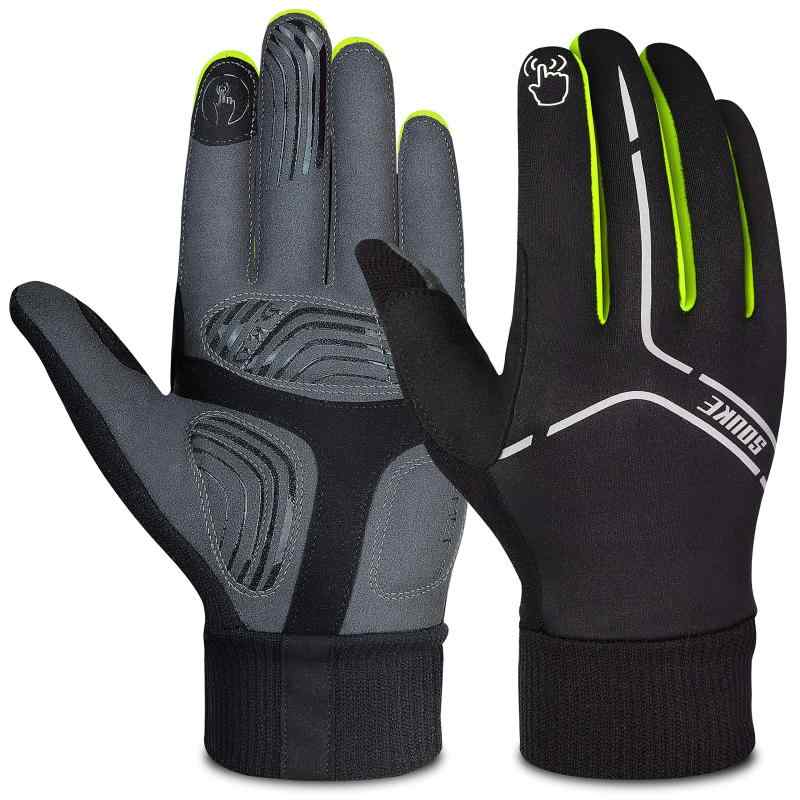 防風防寒手袋 スマホ対応 ロードバイクてぶくろ 滑り止め 自転車