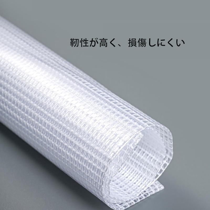 ジッパーファイルバッグ グリッドボックス A3サイズ フォルダー PVC 防水収納ボックス ビジネス 旅行 必需品 勉強 オフィス用品 10個 orange-island-10502518 オレンジアイランド サンプル画像2