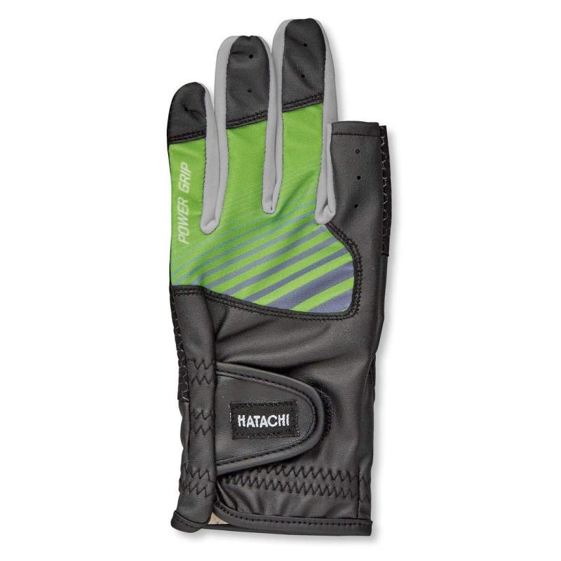 ハタチ（HATACHI） グラウンドゴルフ パワーグリップ合皮指切手袋