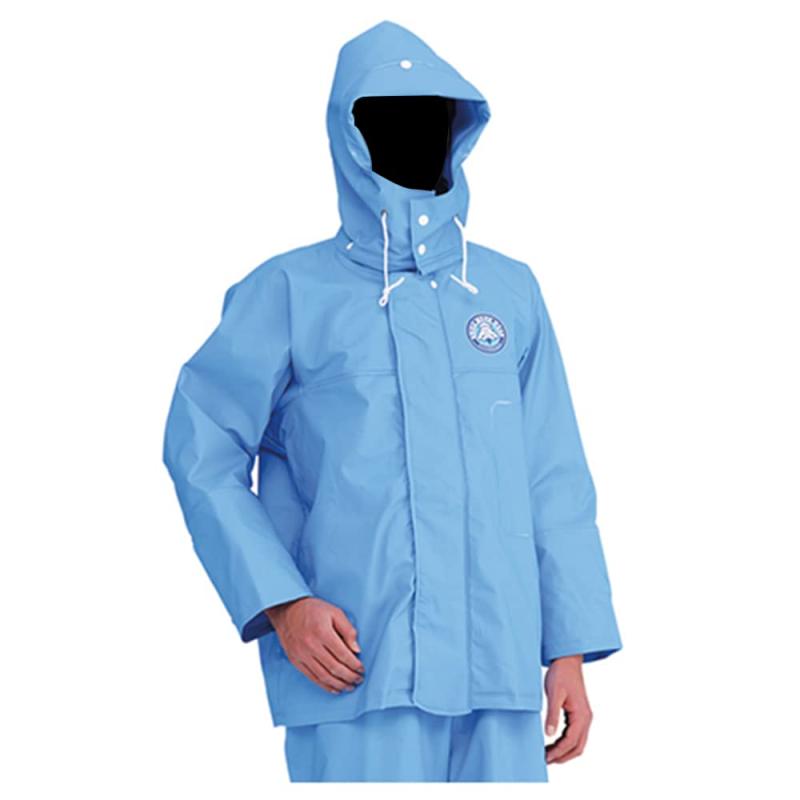 [阪神素地] フィッシングジャケット 阪神素地 RA-96 レインウェア ジャケット ブルー L